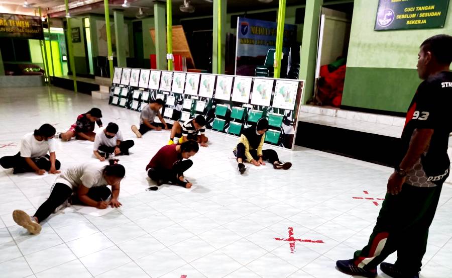 PEMBINAAN CALON PRAJURIT TNI AD CABA PK