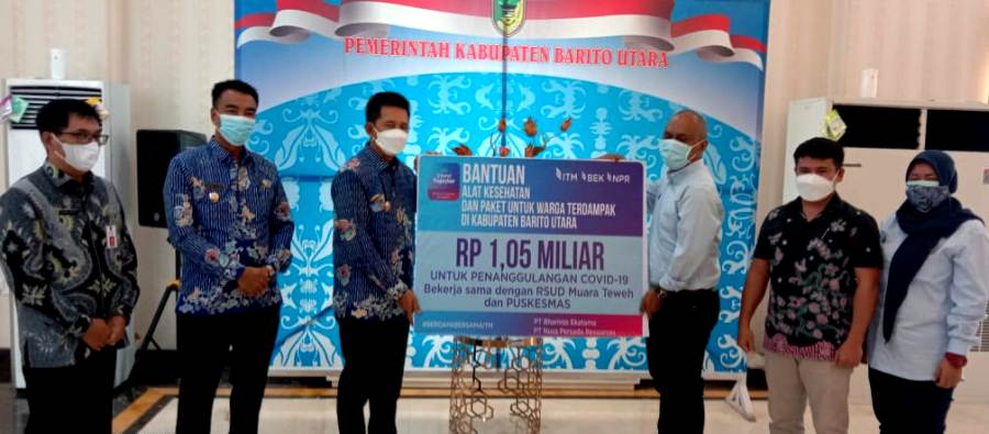 TERIMA BANTUAN DARI PT BEK DAN PT NPR