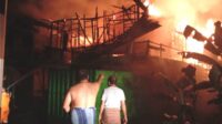 EKS PENGINAPAN TERBAKAR.
