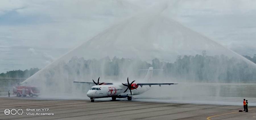 WATER SALUTE.