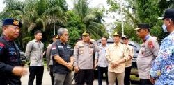 TINJAU LOKASI PEMBANGUNAN MAKO BRIMOB
