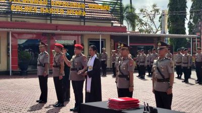 SERTIJAB PEJABAT POLRES BARITO UTARA
