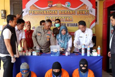 PEMUSNAHAN BARBUK SABU.