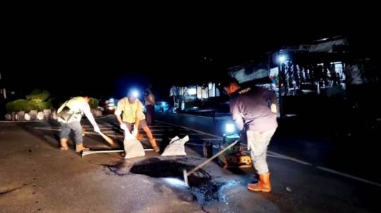 PENANGANAN JALAN RUSAK DALAM KOTA.