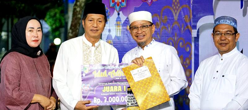 PEMENANG LOMBA PAWAI TAKBIR.