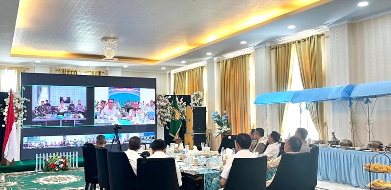 PANTAU PSU DI 9 KECAMATAN MELALUI ZOOM MEETING