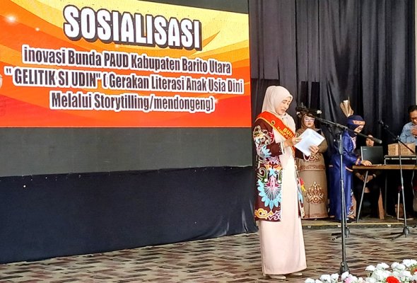 Bunda PAUD Barito Utara, Hj Maya Savitri Shalahuddin..